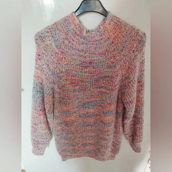Multicolor Knit Women's Sweater - Picture 2 of 2